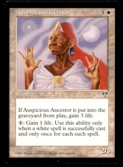 Auspicious Ancestor LP Light Play Mirage MTG [6607] - Image 1