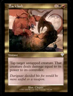 Backlash LP Light Play Invasion MTG [10566] - Image 1