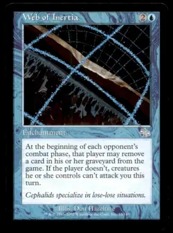 Web of Inertia LP Light Play Judgment MTG [10069] - Image 1