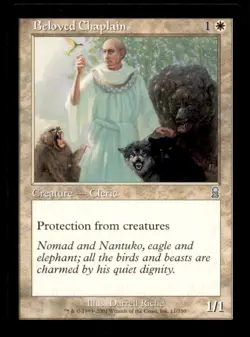 Beloved Chaplain LP Light Play Odyssey MTG [10475] - Image 1