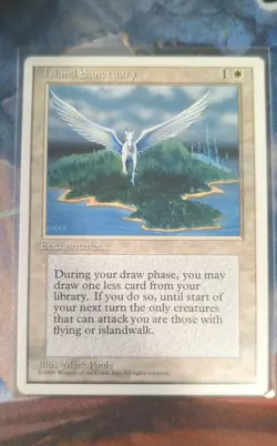 Island Sanctuary MTG Core Set 4th Edition Regular - Image 1