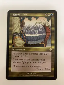 MTG NM Teferi's Moat Invasion Free Shipping In The US With Tracking - Image 1