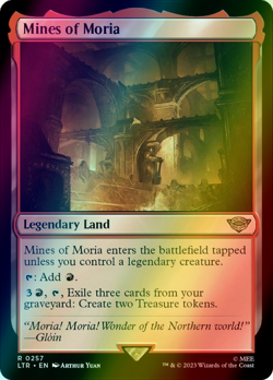 FOIL Mines of Moria, The Lord of the Rings, MTG LTR NM/M - Image 1