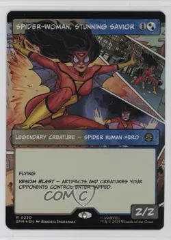 Borderless - Spider-Woman Stunning Savior Foil Magic: Marvel's SpiderMan SPM - Image 1