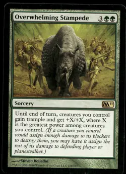 OVERWHELMING STAMPEDE MAGIC 2011 (M11) MAGIC: THE GATHERING LP - Image 1