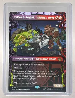 Tokka & Rahzar Terrible Twos 2026 Magic: The Gathering TMNT 252 Showcase Alt Art - Image 1