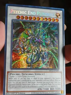 Yugioh Psychic End Punisher MP23-EN086 Prismatic Secret Rare 1st Edition NM - Image 3