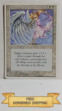 4x Divine Transformation MTG Core Set 4th Edition Regular - Image 4
