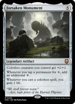 Forsaken Monument (Ripple Foil) -Foil Light Play MTG - Image 1