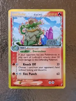 Pokemon TCG Ludicolo 6/100 Delta Species Rare Stamped Ex Crystal Guardians 2006 - Image 1