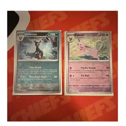 Pokemon Lot - Umbreon 130/197 & Espeon 086/197 - Obsidian Flames - NM SHIPS FAST - Image 1