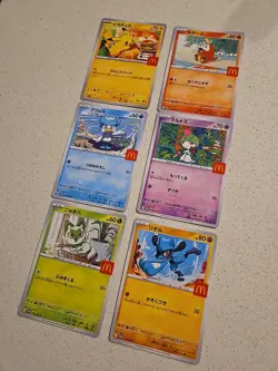 Pikachu 020/M-P McDonald's Promo 2025 Complete 6 Set Pokemon Card Japanese - Image 3