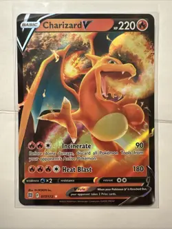 Pokemon Charizard V 017/172 Brilliant Stars Rare & Japanese 013/172 RR Holo Lot - Image 4