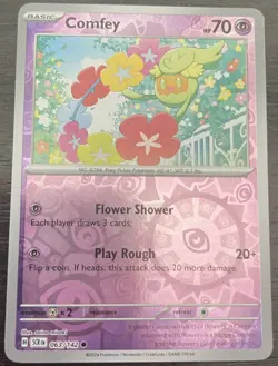 Comfey | 063/142 | Reverse Holo | Pokemon Stellar Crown - Image 1