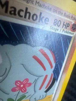 Pokemon TCG Light Machoke 49/105 Unlimited Uncommon MP - Image 3