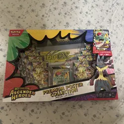 Pokemon TCG: Ascended Heroes Premium Poster Collection Mega Lucario Sealed Box - Image 1