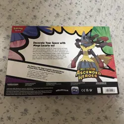 Pokemon TCG: Ascended Heroes Premium Poster Collection Mega Lucario Sealed Box - Image 2