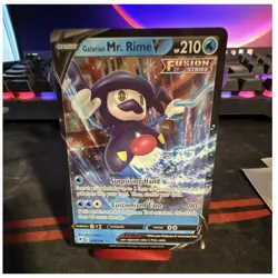 The Pokemon Company Galarian Mr. Rime V Holo Ultra Rare Swsh10 049/189 EN - Image 1