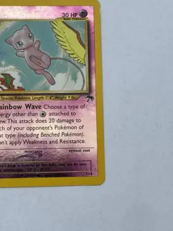 Pokemon Mew 46/040 Southern Islands Reverse Holo Promo Card 2001 English - Image 4