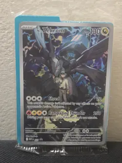Pokemon N's Zekrom Ascended Heros Promo Sealed English 2026 - Image 1