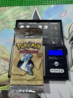 Rare Pokemon Unlimited HEAVY Fossil Pack. Sealed Long Crimp Booster Pack. - Image 1