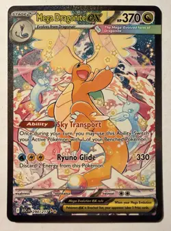 Mega Dragonite EX 290/217 SIR Ascended Heroes Pokemon English 290/217 - Image 1