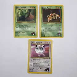 Gym Challenge Erika’s Clefairy Erika's Ivysaur + 3 cards LP/NM WOTC Pokemon TCG - Image 5
