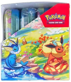 Pokemon Scarlet & Violet Prismatic Evolutions Mini Tin 8 Tin Display #QYE - Image 2