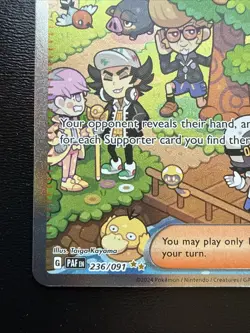 FREE SHIPPING Pokemon TCG Clive 236/091 Full Art Paldean Fates Ultra Rare NM - Image 5