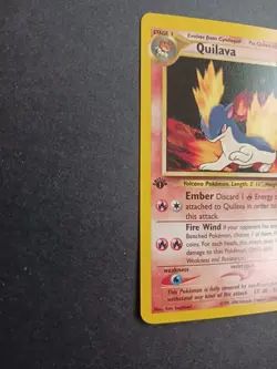 Pokemon TCG Quilava 46/111 + Cyndaquil 56/111 1st Edition Neo Genesis NM/M - Image 3