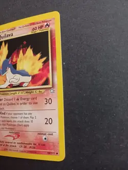 Pokemon TCG Quilava 46/111 + Cyndaquil 56/111 1st Edition Neo Genesis NM/M - Image 4