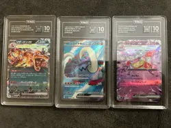 Pokemon TCG Japanese TAG Graded Gem Mint 10 Lot Charizard EX Great Tusk EX #B2 - Image 1