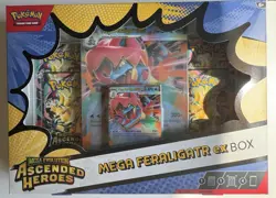Pokemon TCG Ascended Heroes Mega Feraligatr ex Box Brand New - Image 1