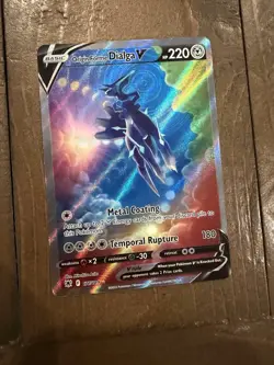 Pokemon Origin Forme Dialga V Ultra Rare Astral Radiance 177/189 180 Attack - Image 4
