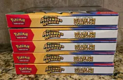 5 - Pokemon Mega Evolution Ascended Heroes Deluxe Pin Collection Boxes - Image 5