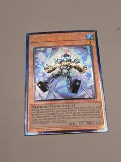 Crystron Quan Ultimate Rare RA04-EN021 YuGiOh Quarter Century Stampede - Image 2