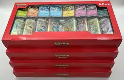 Lot of (4) Pokemon TCG Prismatic Evolutions 8-Pack Costco Exclusive Boxes - Image 3