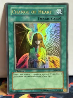 Yugioh! MP Change of Heart - MRD-060 - Ultra Rare - 1st Edition Moderately Playe - Image 1