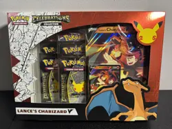 Pokemon TCG: Celebrations Collection Box Lance's Charizard V 820650809392 - Image 1