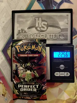 VERY HEAVY! 🔥22.56g Pokemon TCG Perfect Order Booster Pack Factory Sealed ✅ - Image 1