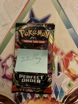 VERY HEAVY! 🔥22.56g Pokemon TCG Perfect Order Booster Pack Factory Sealed ✅ - Image 2