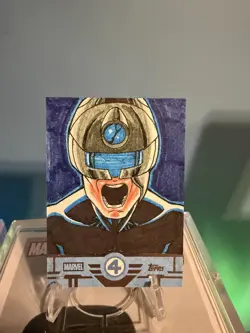 Fantastic 4 Topps Finest 2026 “The Maker” Sketch Card By Lucas - Image 1