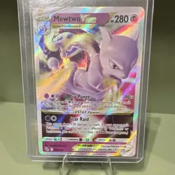The Pokemon Company Mewtwo VSTAR 031/078 Pokemon GO Ultra Rare Full Art Holo - Image 1