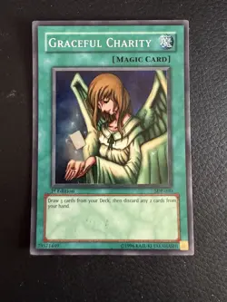 1x Yugioh Graceful Charity 1st Edition HP - Image 1