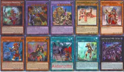 Yugioh Amazoness Deck - Princess Queen Augusta War Chief Mai Valentine - Image 1