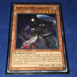 Konami Yu-Gi-Oh! TCG Elemental HERO Shadow Mist SDHS-EN001 HERO Strike Holo EN - Image 1