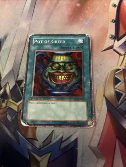 | Yugioh Pot of Greed SD1-EN015 Common Structure Deck Dragons Roar HP 🔥 | - Image 1