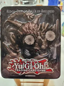 YuGiOh - Empty Collectible Tin 2013 - Redox Dragon Ruler of Boulders - Image 1
