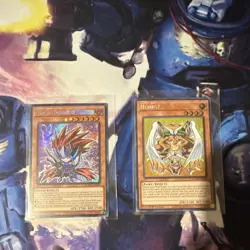 Konami Yu-Gi-Oh! Gorz the Emissary of Darkness & Honest 1st Ed Holo Lot - Image 1