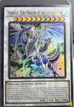 Yu-Gi-Oh Trishula, Zero Dragon of the Ice Barrier SDFC-EN041 - Image 1